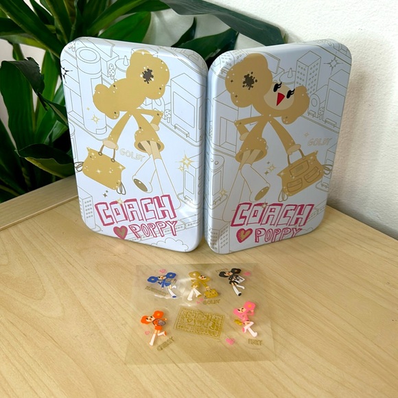 Coach Poppy Chan Case and Stickers - Picture 1 of 4
